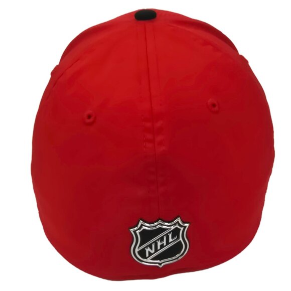 Chicago Blackhawks Hat Red Fitted Cap NHL‎ Authentic PRO by Fanatics Size L/XL - Picture 3 of 6